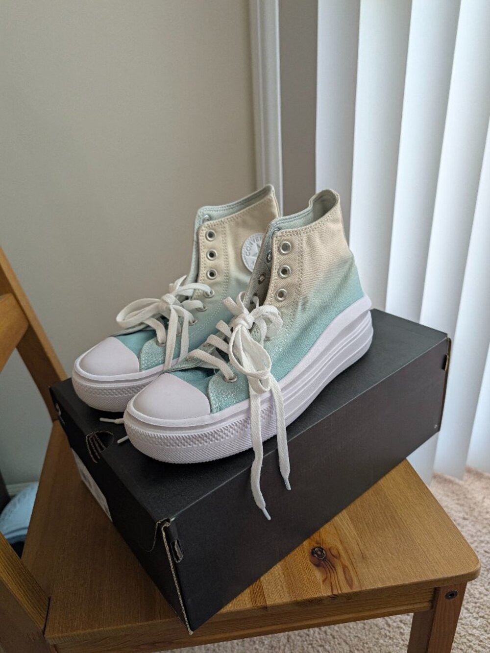 Converse Wmns Chuck Taylor All Star Move High 'Ombre - Light Dew'
